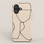 Abstract line art 23 iPhone Case Gallery Image 1