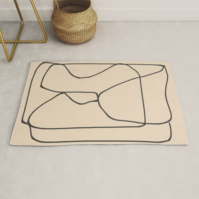 Abstract line art 23 Rug Gallery Image 1
