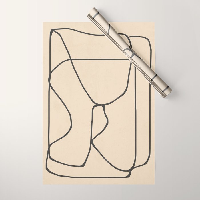 Abstract line art 23 Wrapping Paper Gallery Image 1