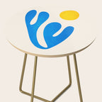 Blue Leaf & Sun: Matisse Paper Cutouts I Side Table Gallery Image 2