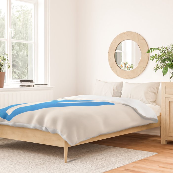 Blue Leaf & Sun: Matisse Paper Cutouts I Duvet Cover Gallery Image 2