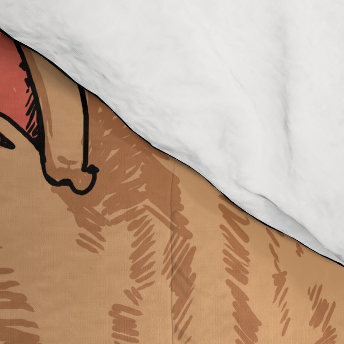 Carp Tattooed Cat Comforter Gallery Image 4