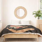 Carp Tattooed Cat Duvet Cover Gallery Image 3