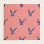 Flower bouquets Wood Wall Art Gallery Image 1