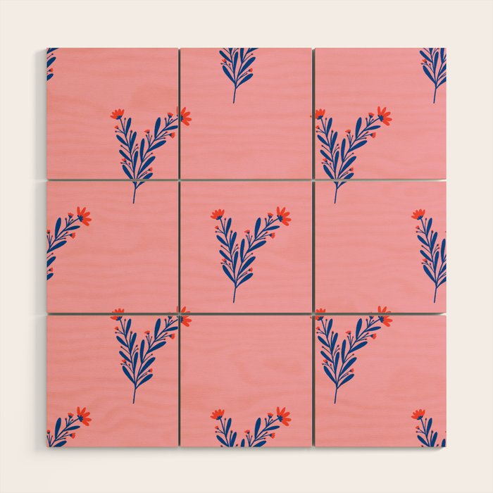 Flower bouquets Wood Wall Art Gallery Image 1