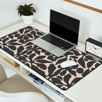 Abstract vintage flower art pattern Desk Mat Gallery Image 2