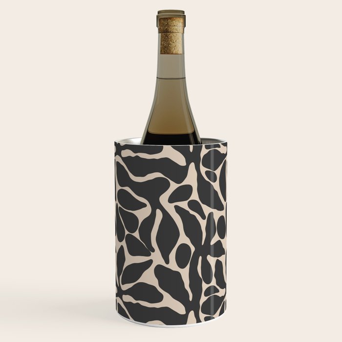Abstract vintage flower art pattern Wine Chiller Gallery Image 3