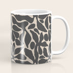 Abstract vintage flower art pattern Coffee Mug Gallery Image 1