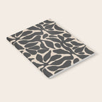 Abstract vintage flower art pattern Notebook Gallery Image 2