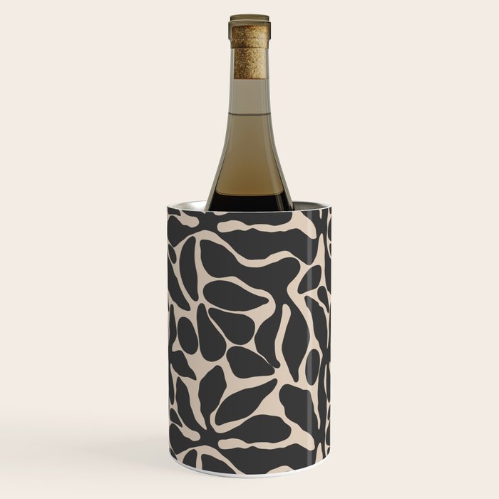 Abstract vintage flower art pattern Wine Chiller Gallery Image 2