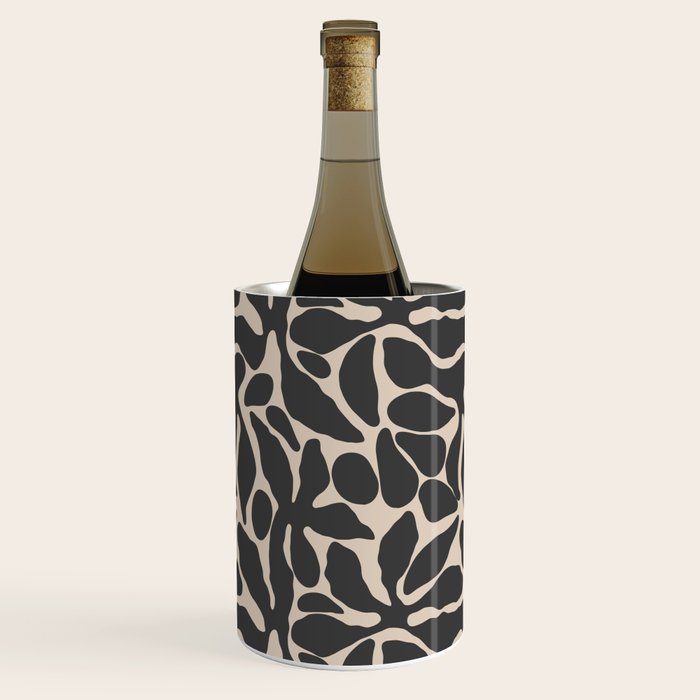 Abstract vintage flower art pattern Wine Chiller Gallery Image 1