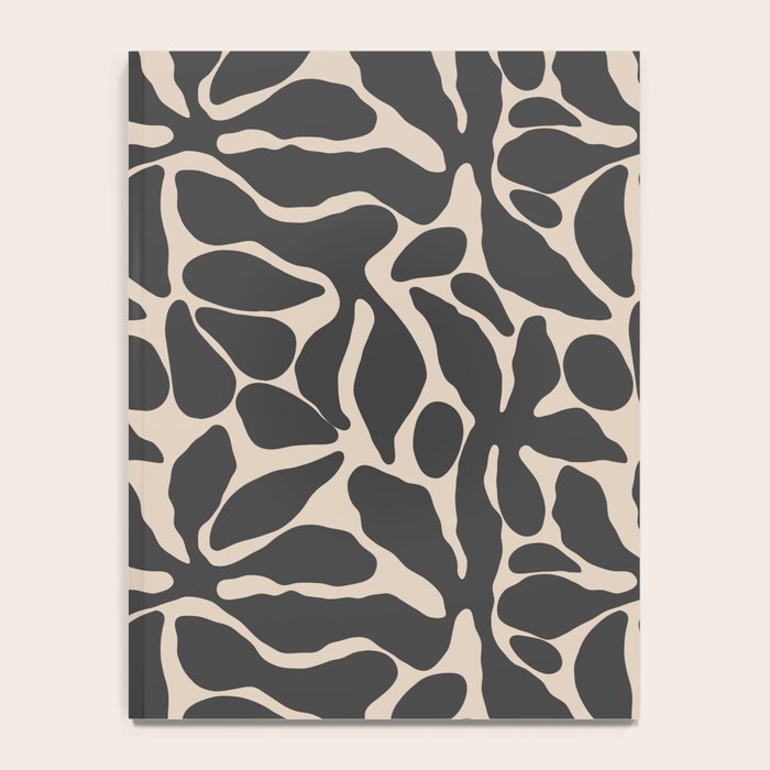 Abstract vintage flower art pattern Notebook Gallery Image 4