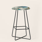 Summer Indigo Garden Stool Gallery Image 1