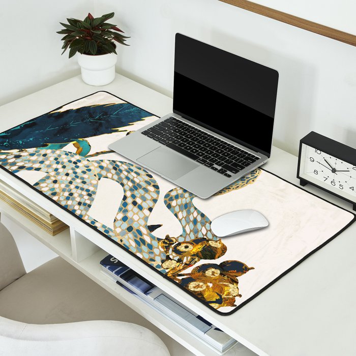 Summer Indigo Garden Desk Mat Gallery Image 2