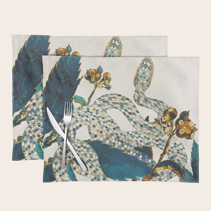 Summer Indigo Garden Placemat Gallery Image 1