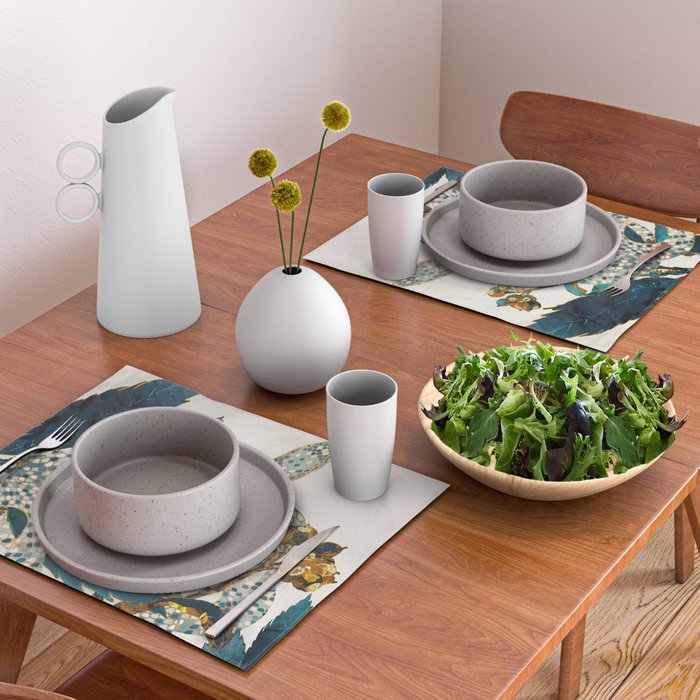 Summer Indigo Garden Placemat Gallery Image 2