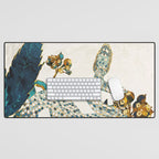 Summer Indigo Garden Desk Mat Gallery Image 1
