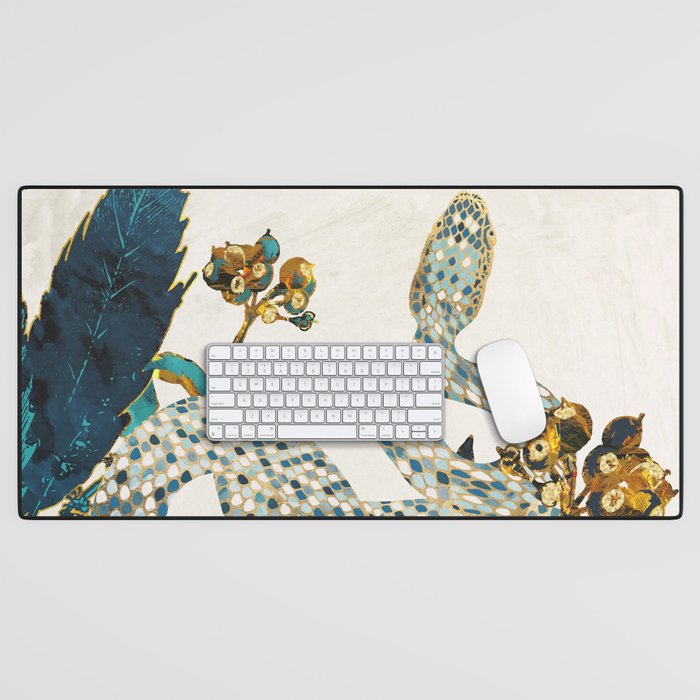Summer Indigo Garden Desk Mat Gallery Image 1