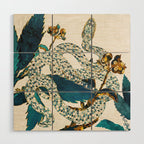 Summer Indigo Garden Wood Wall Art Gallery Image 1