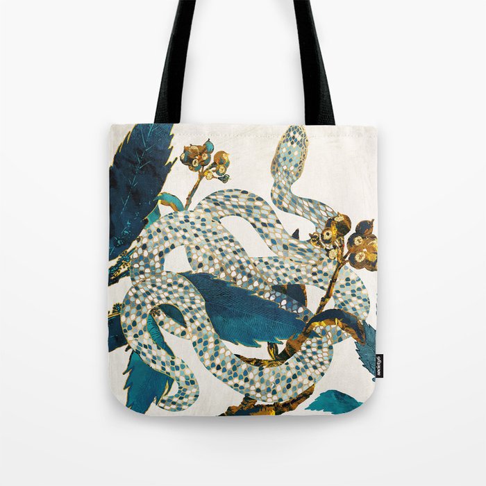 Summer Indigo Garden Tote Bag Gallery Image 1