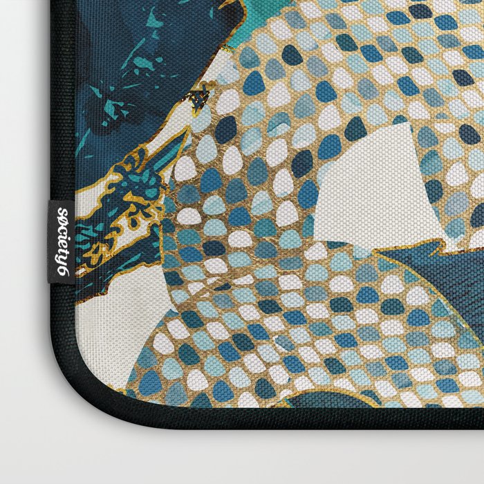 Summer Indigo Garden Laptop Sleeve Gallery Image 3