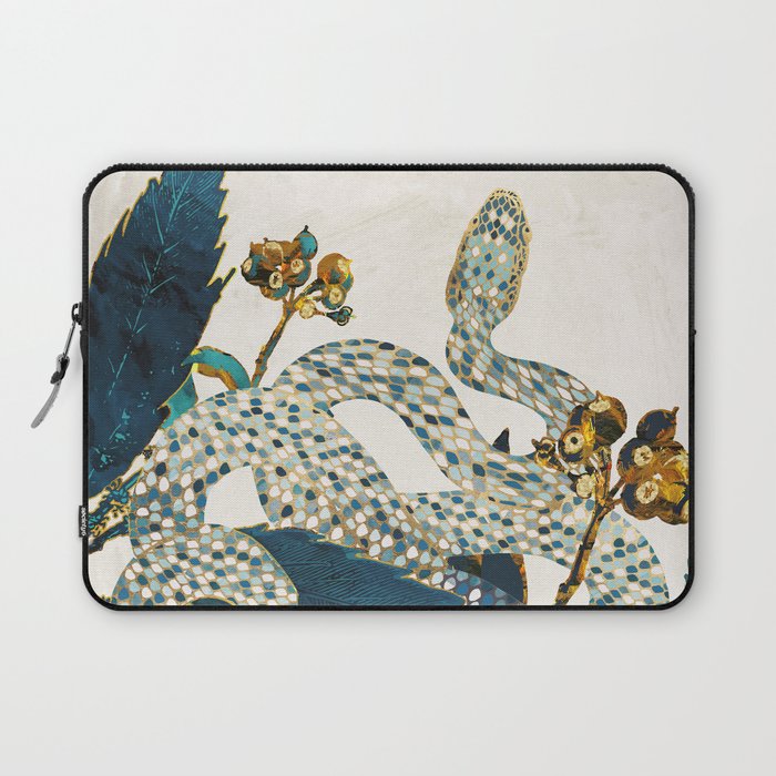 Summer Indigo Garden Laptop Sleeve Gallery Image 1