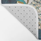 Summer Indigo Garden Bath Mat Gallery Image 2