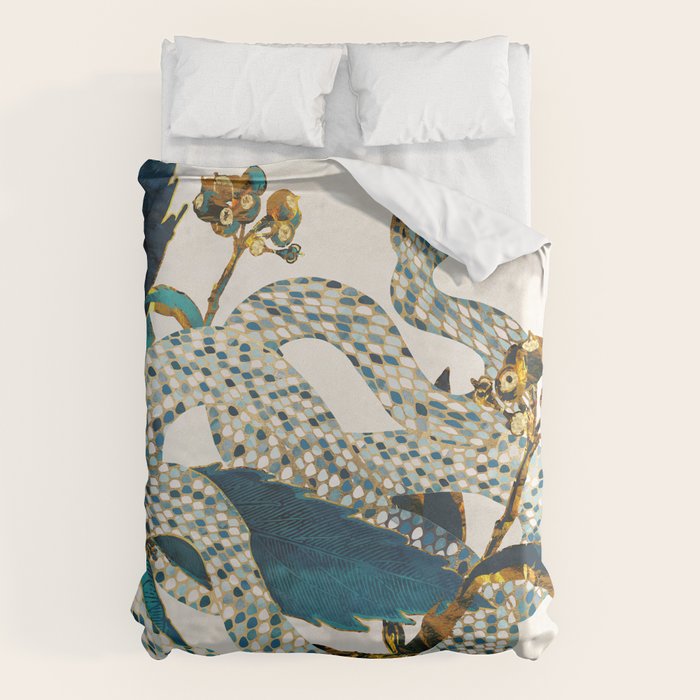 Summer Indigo Garden Duvet Cover Gallery Image 6