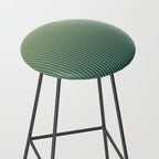 Ombre Arch XIV Green Gradient Modern Geometric Lines Stool Gallery Image 2