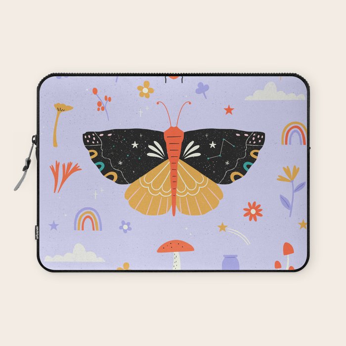 Magic butterfly Pattern Laptop Sleeve Gallery Image 1