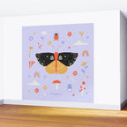 Magic butterfly Pattern Wall Mural Gallery Image 2