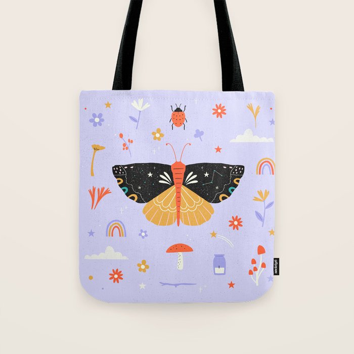 Magic butterfly Pattern Tote Bag Gallery Image 1