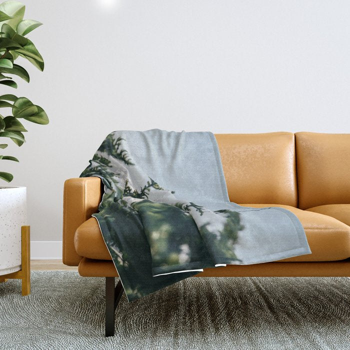 Mount Hood VII Throw Blanket Gallery Image 1