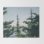 Mount Hood VII Throw Blanket Gallery Image 2