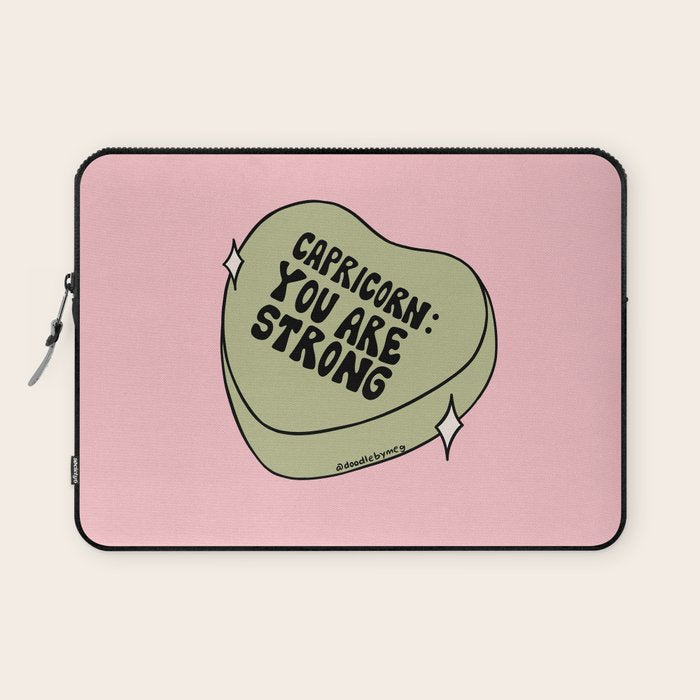 Capricorn Conversation Heart Laptop Sleeve Gallery Image 1