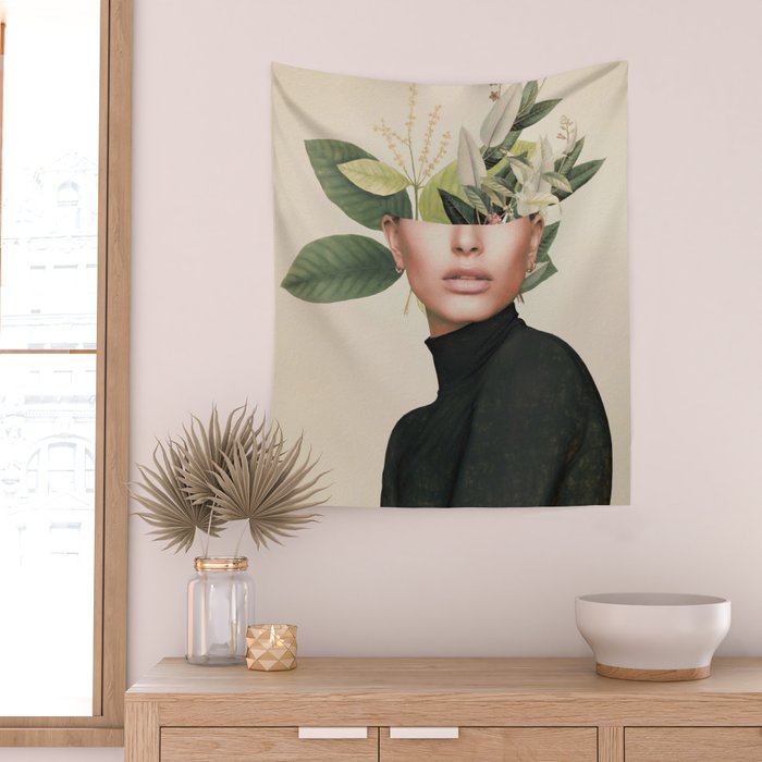 natural beauty-collage 5 Wall Tapestry Gallery Image 2