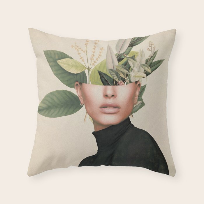 natural beauty-collage 5 Throw Pillow Gallery Image 6