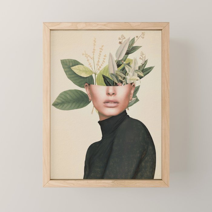 natural beauty-collage 5 Mini Art Print Gallery Image 1