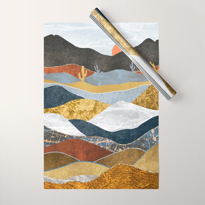 Desert Cold Wrapping Paper Gallery Image 1