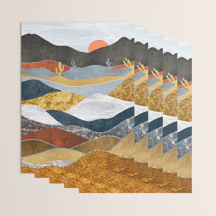 Desert Cold Wrapping Paper Gallery Image 3