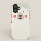 Polar Bear, Animal Portrait iPhone Case Gallery Image 1