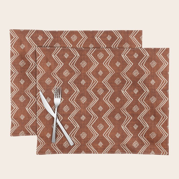Village in Rust Placemat Gallery Image 1