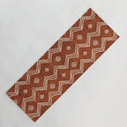 Village in Rust Yoga Mat Gallery Image 1