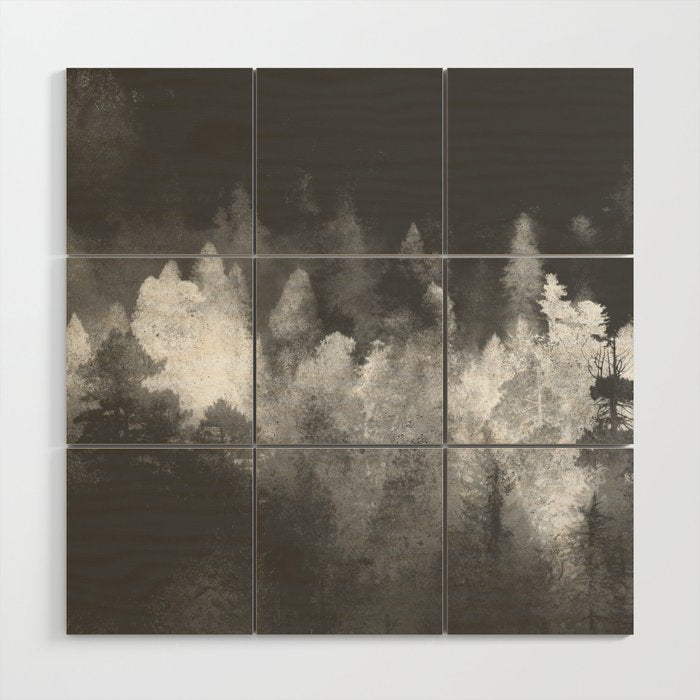 Chromatic Forest Nature Photography Wood Wall Art Gallery Image 1