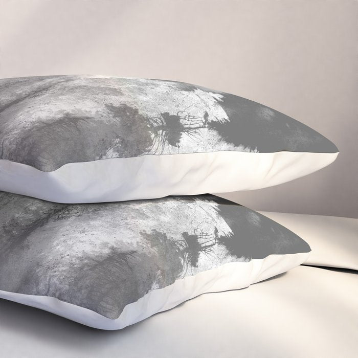 Chromatic Forest Nature Photography Pillow Sham Gallery Image 3