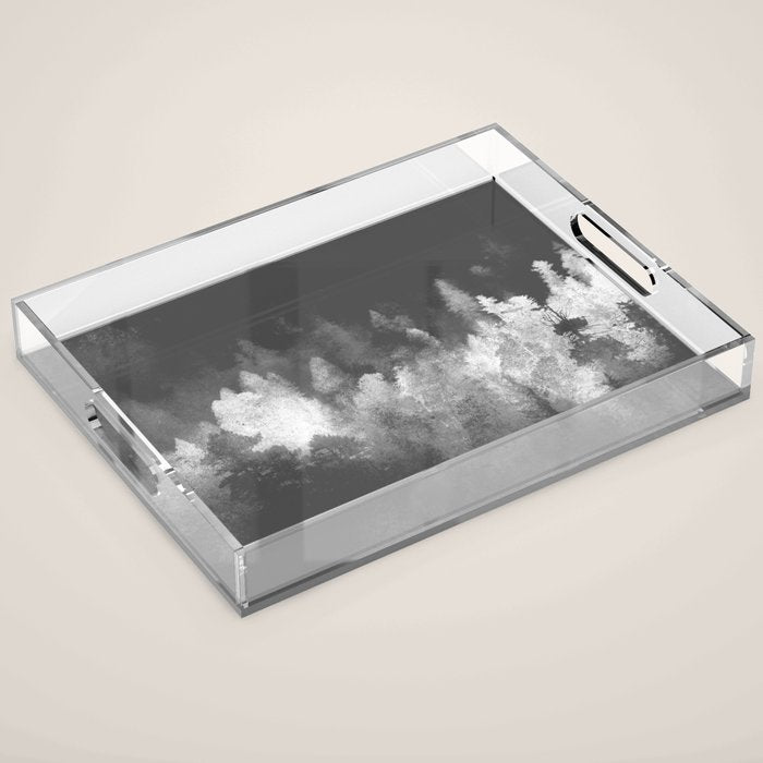 Chromatic Forest Nature Photography Acrylic Tray Gallery Image 1