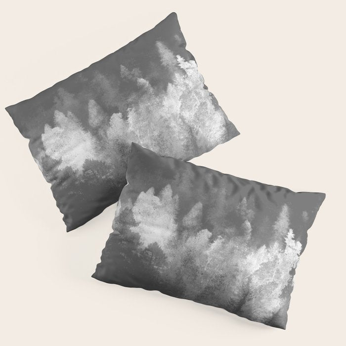 Chromatic Forest Nature Photography Pillow Sham Gallery Image 3