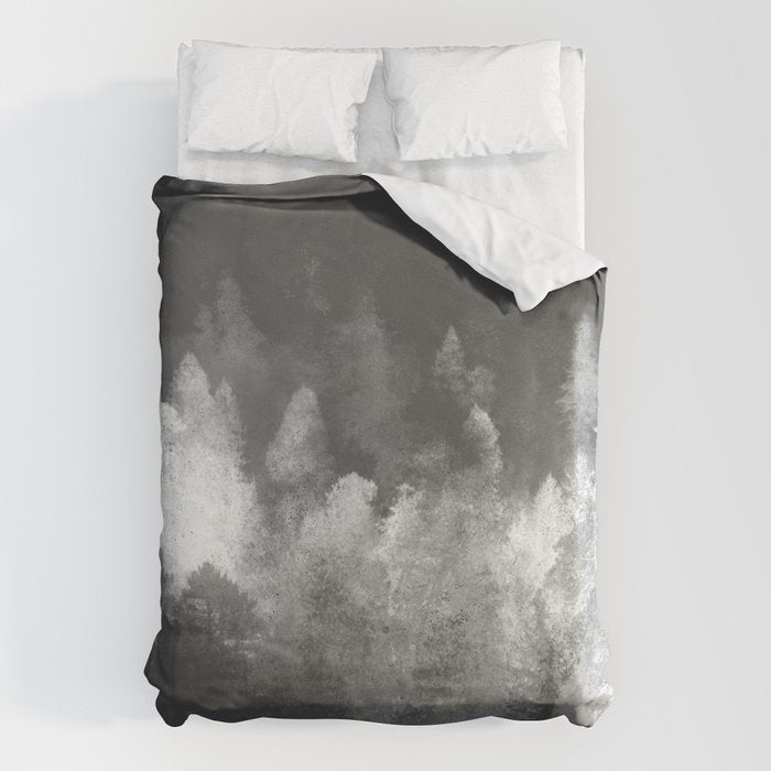 Chromatic Forest Nature Photography Duvet Cover Gallery Image 6