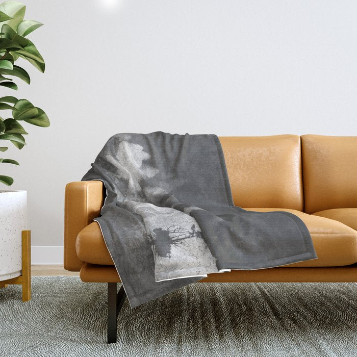 Chromatic Forest Nature Photography Throw Blanket Gallery Image 1