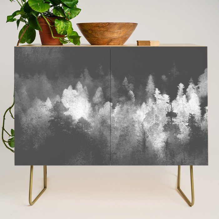 Chromatic Forest Nature Photography Credenza Gallery Image 1